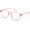 Transparent Pink, variant on Blue Light Blocking Glasses, Fashion Frames with UV Protection Coating, Unisex Design
