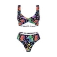 thumbnail image 5 of Honeii Colorful Animals Print Women’s Bikini Set,Two Piece Swimsuit Bathing Suits,Stylish High Elasticity Swimwear for Beach and Pool, 5 of 7
