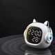 thumbnail image 3 of Reloj despertador inteligente moderno Pantal de temperatura de repetición led lámpara de noche de carga USB para niños de noche - bnco perfecl Reloj despertador inteligente, 3 of 8