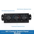 thumbnail image 4 of Unique Bargains HVAC A/C Heater Climate Control Panel for Chevrolet Silverado 1500 2500 1999-2001, 4 of 6