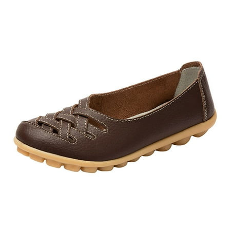 

Wesracia Slip On Women Comfort Walking Flat Loafers Casual Shoes Driving Loafers Walking Shoes For Women