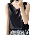 thumbnail image 2 of mfyjkho Camisetas Sin Mangas Para Mujer, Camiseta De Tirantes Informal De Color Liso, Holgada Y Cómoda, Sin Mangas Y Con Cuello En V Para Mujer. Tops Elegantes Para Mujer M, 2 of 3
