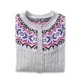thumbnail image 4 of Woman Within Plus Size Fair Isle Cardigan Sweater, 4 of 5
