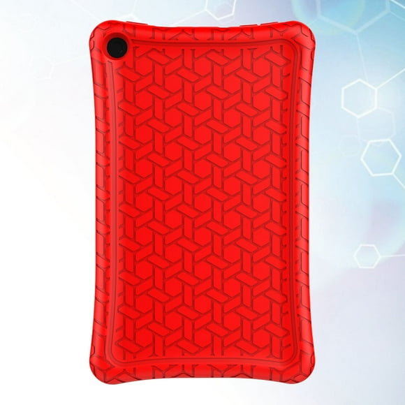 SHOWERORO 1Pack Silicone Fire HD8 Case Drop Resistance Bright Color Compatible for Tablet Users