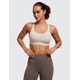 thumbnail image 2 of Sostén CRZ YOGA Sensación Desnuda con Tirantes Acolchonados Mojave Tan XL, 2 of 5