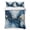 Blue, variant on Twin Quilt Set 68''x86'', Pink Grey Ombre Lightweight Bedspread Coverlet Set with 2 Pillow Shams, Modern Geometric Abstract Cream Breathable All Season Quilt Bedding for Dorm/Bedroom