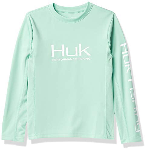 HUK Kids' Icon X Camo Long-Sleeve Shirt Sun Protection
