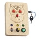 thumbnail image 1 of Tablero ocupado con interruptor LED, desarrollo educativo con botones, juguetes sensoriales físicos para exteriores, enseñanza, fiesta de educación, 1 of 9