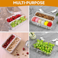 thumbnail image 5 of Snackal Box Fridge Storage:Divided Serving Tray -Snack Organizer Reusable Food Platter Portable Refrigerator Holder, 5 of 7