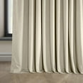 thumbnail image 6 of Half Price Drapes Extra Wide Signature Angora Beige Velvet Hotel Blackout Curtains(1 Panel), 100W X 108L, 6 of 8