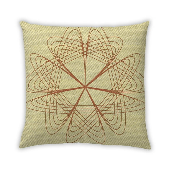 Ahgly Company Outdoor Square Contemporary Throw Pillow, 18 inch by 18 inch