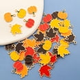 thumbnail image 4 of unbranded 40Ud Charms Para Joyería Metalicos Calabaza Y Hoja De Arce Para Decoracion Otoñal, 4 of 8