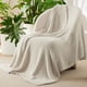 thumbnail image 2 of Manta de cama tejida supersuave de 130 x 150 cm, color beige, 2 of 8