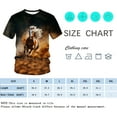 thumbnail image 4 of WHNBCW Funny Horse T Shirt Novelty Animal Graphic Theme Tee Shirt Short Sleeve Casual Wear, 4 of 7