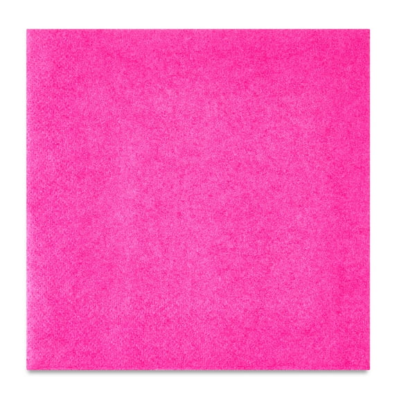 6.5" x 6.5" Disposable Neon Pink Paper Napkins, 24 Count, by Way To Celebrate