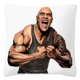 thumbnail image 1 of The Rock Face Dwayne funda de cojín para sofá, cubierta decorativa para el hogar, Actor americano Johnson, funda de almohada de poliéster, 1 of 4