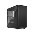 thumbnail image 1 of Fractal Design Focus 2 Black ATX mATX Mini ITX Clear Tinted Tempered Glass Mid Tower Computer Case, 1 of 12