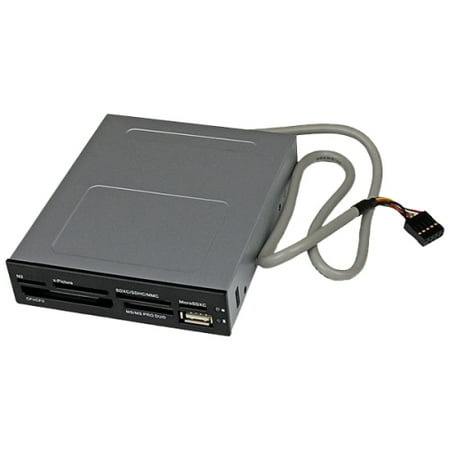 Internal Flash Media Card Reader StarTech.com 3.5in Front Bay 22-in-1 USB 2.0 Internal Multi Media Memory Card Reader - Black ()