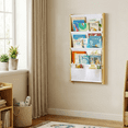 thumbnail image 4 of Wood 4-Tier Wall Mounted Kids Bookshelf – Floating Book Shelf For Kids Rooms,Nursery & Classroom, Hanging Bookcase Organizer For Books, Toddler Book Shelf, Montessori Bookshelf, Nursery Shelves, 4 of 8