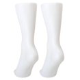 thumbnail image 4 of 2pcs Female Foot Sock Sox Display Mold Short Stocking Mannequin White, 4 of 5