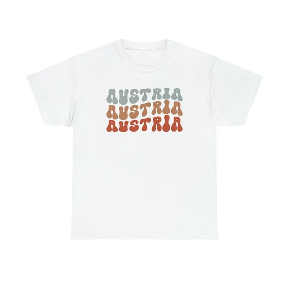 22Gifts Austria Austrian Pride Retro 70s Shirt, Gifts, Tshirt