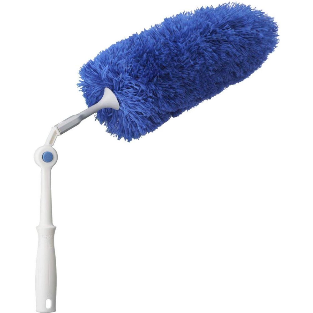 Unger Click & Dust Microfiber Duster with Pivoting Handle, Click & Dust