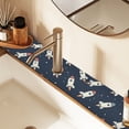 thumbnail image 2 of Yayeee Faucet Mat for Kitchen Sink 30" Diatomite Long Splash Guard Pad, Rocket Pattern, 2 of 7