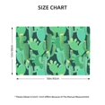thumbnail image 4 of Placemats Set Of 4 / 6, Cactus Green Pattern Placemats For Dining Table Indoor/Outdoors Heat Resistant Washable Placemats 18" X 12", 4 of 8