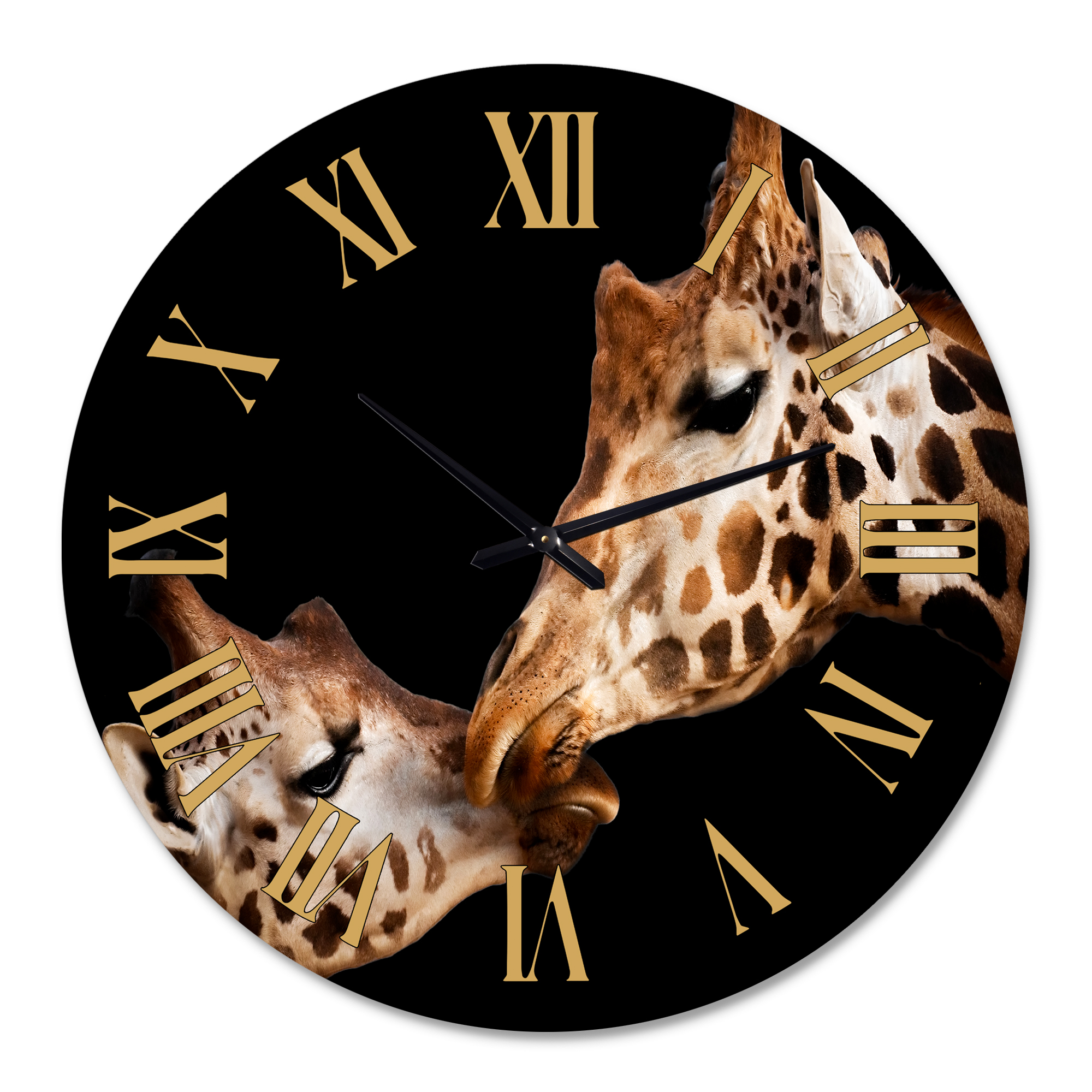 Designart 1 in Quartz Farmhouse Wall Clock