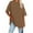 Brown, variant on Essentials Womens Tees Tops Basic Shirts Solid Oversize Casual Short Sleeve Crew Neck Dressy Clothes Brick Red L