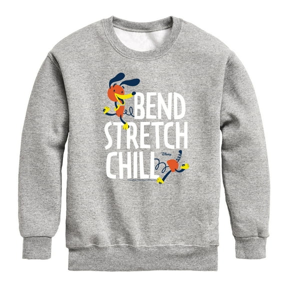 Toy Story - Slinky Dog Bend Stretch Chill - Toddler & Youth Crewneck Fleece Sweatshirt