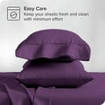 thumbnail image 4 of The Great American Store Queen Pillow Cases Solid Purple - 8 Pack - Envelope Closure - Soft Brushed Microfiber Fabric - Shrinkage and Fade Resistant Pillow Cases Queen Size 20 X 30 Inches, 4 of 4