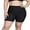 black, variant on Beautyin Womens Solid Plus Size Swim Shorts High Waisted Swimsuit Shorts Boyleg Swim Bottoms with 2 Side Pockets Board Shorts