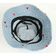 thumbnail image 5 of CoCopeaunt Denim Bucket Hat for Women Girls Cute Heart Skull Cap Sun Protection Sun Hat Soft Adjustable Fisherman Cap Outdoor, 5 of 6