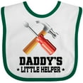 thumbnail image 3 of Inktastic Daddy Little Helper Tools Boys Baby Bib, 3 of 4
