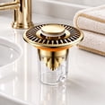 thumbnail image 4 of Upgraded 3 in 1 Bathroom Sink Drain Strainer,Pop Up Stopper Tub Stopper Shower Drain Hair Catcher with Strainer,Universal Sink Plug,Bathroom Bathtub Plug & Drain Protector Fit 1.25''-2.36'' Basin, 4 of 6