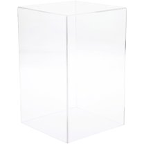 Plymor Clear Acrylic Display Case with No Base, 7" x 7" x 11"