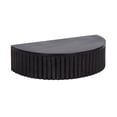 thumbnail image 1 of Kate and Laurel Reid Ribbed Wooden Floating Side Table, 20 x 11 x 6, Black, Modern Wood Floating Nightstand with Drawer for Extra Storage and Added Functionality, 1 of 9