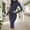 Blue, variant on MKLEKYY Crochet Sweater Women's Turtleneck Ribbed Knit Long Sleeve Slim Fit Sweater Dress