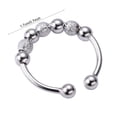 thumbnail image 4 of Birdeem Anxiety Rings for Men Women Open Finger Rings with Beads Stress Reliever Rings for Anxiety Stress Relieving Jewellery, 4 of 10