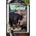 thumbnail image 3 of Minnesota, Bear and Picnic Scene (9x12 Wall Art Print, Home Decor), 3 of 3