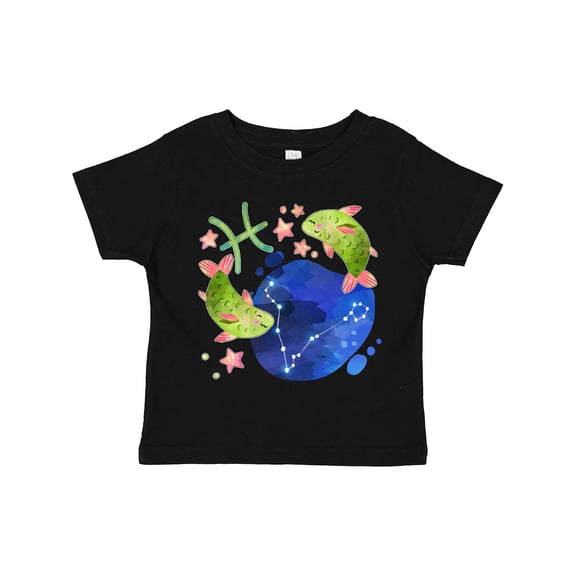Inktastic Pisces Constellation Zodiac Sign Illustration Boys or Girls Toddler T-Shirt