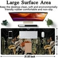 thumbnail image 6 of Cute Forest Witch Magic Mushroom Desk Mat Black Large Extended Mouse Pad XXL Desk Pad Gaming Mousepad Keyboard Mouse Mat for Computer Laptop 31.5''''X15.7'''' Non-Slip Rubber Base with Stitched Edges, 6 of 6
