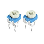 50 Pcs 10K Ohm Variable Resistors Top Adjustable  Cermet Potentiometer