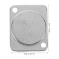 thumbnail image 2 of Phenofice 5Pcs Blank Outlet Cover Plate Silver Saving Rack Blank Panel For Office Use, 2 of 8
