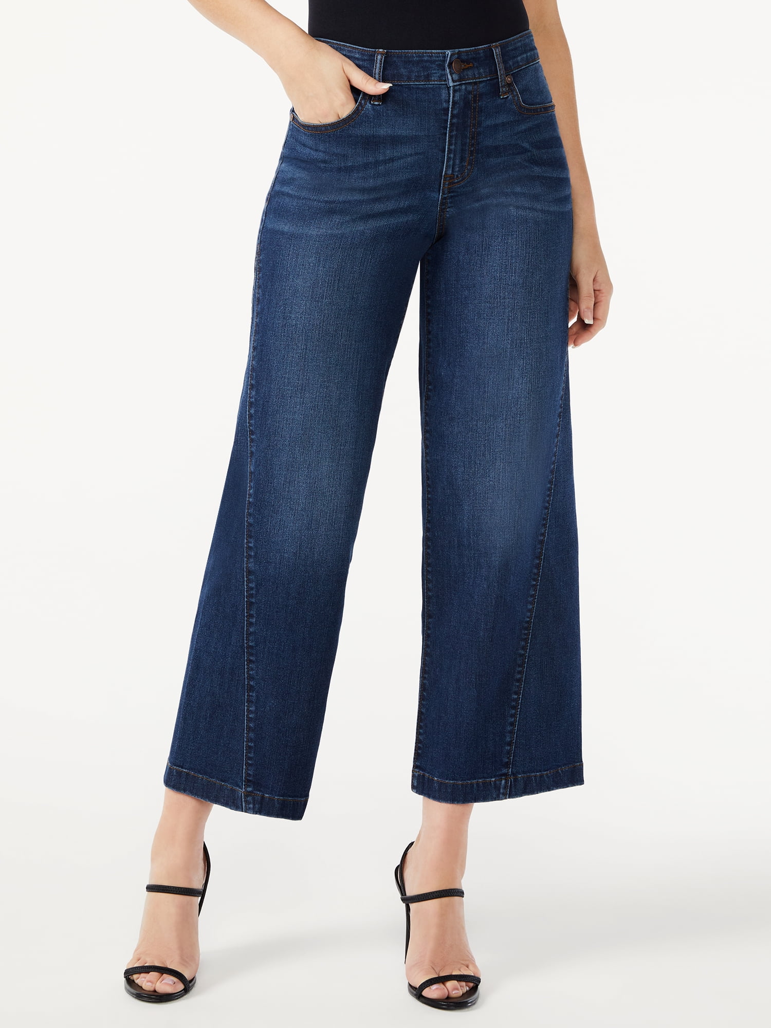 High Rise Slim Boyfriend Crop Jeans 