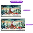 thumbnail image 5 of Merry Christmas Santa Reindeer Antlers Abyssinian Sleigh Xmas Winter Holiday Desk Mat Full Keyboard Mouse Pad Cat Lover Kitten Owner Gifts Large Mousepad - 00023, 5 of 5