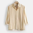 thumbnail image 4 of Fengyings Men's Shirts Casual Long Sleeve Button-Down Striped Dress Shirt, 4 of 8