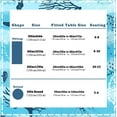 thumbnail image 6 of Blue Ocean Beach Tablecloth, Coastal Nautical Table Cover Rectangle 60 x 120 for Summer Party,Perfect for Kitchen Dinner, Restaurant,Outdoor Holiday Picnic Waterproof Table Cloth, 6 of 6