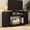 Black, variant on Mintazer Media Console Table with Adjustable Shelves, Entertainment Center TV Cabinet for TVs up to 75" for Living Room, Bedroom, Study Room, Black